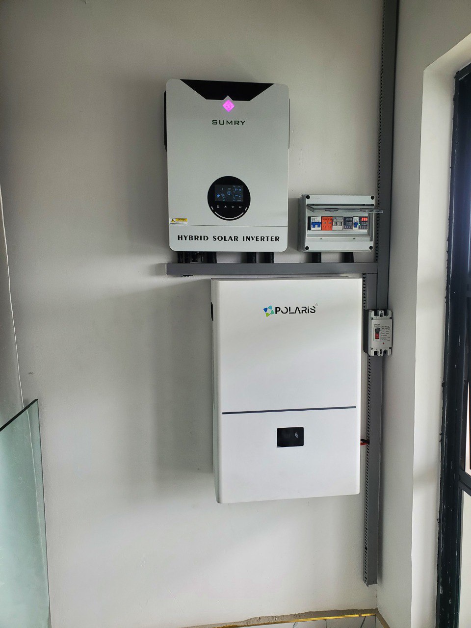 Professional distribution board and changeover wiring