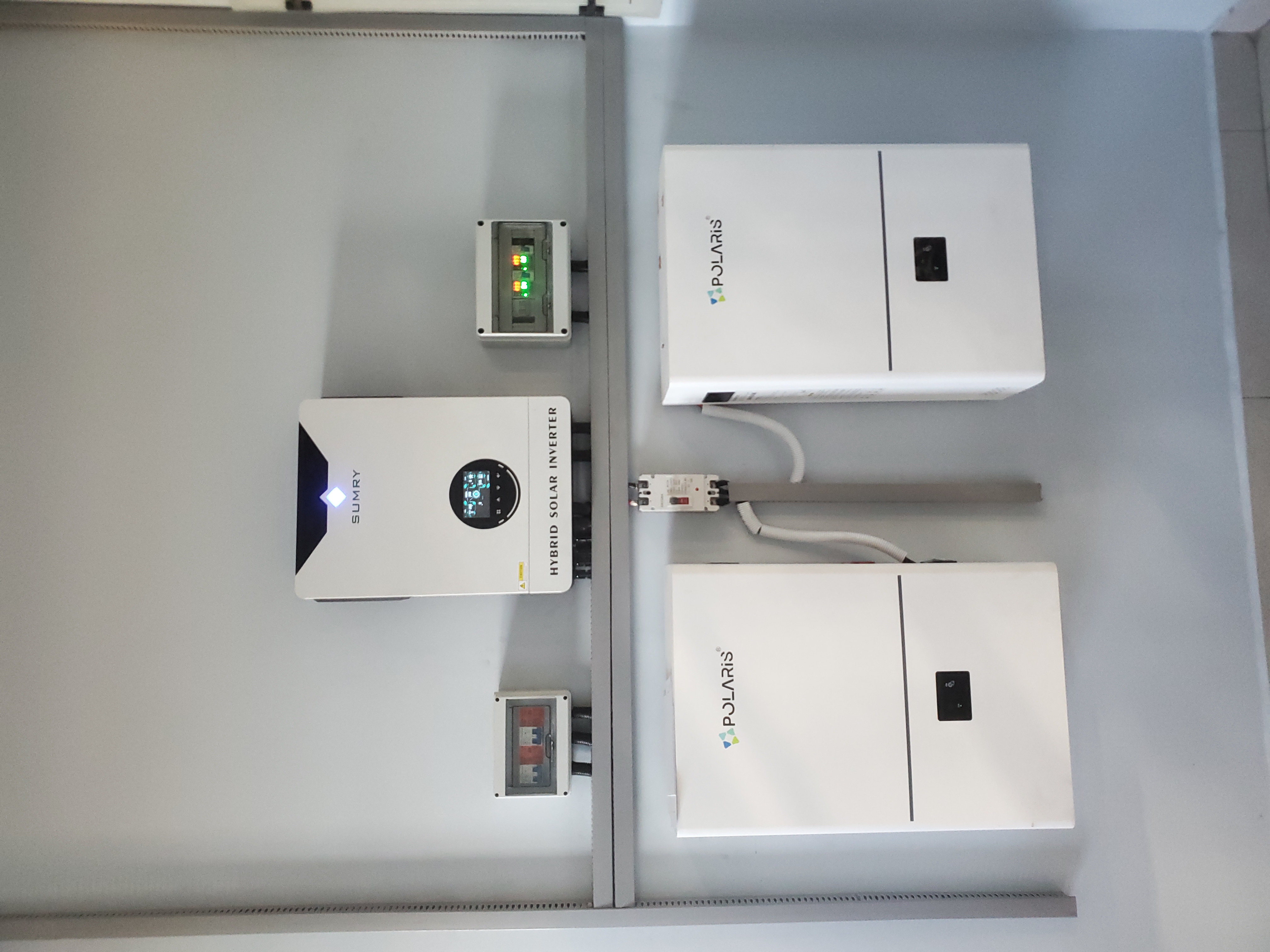 Professional distribution board and changeover wiring