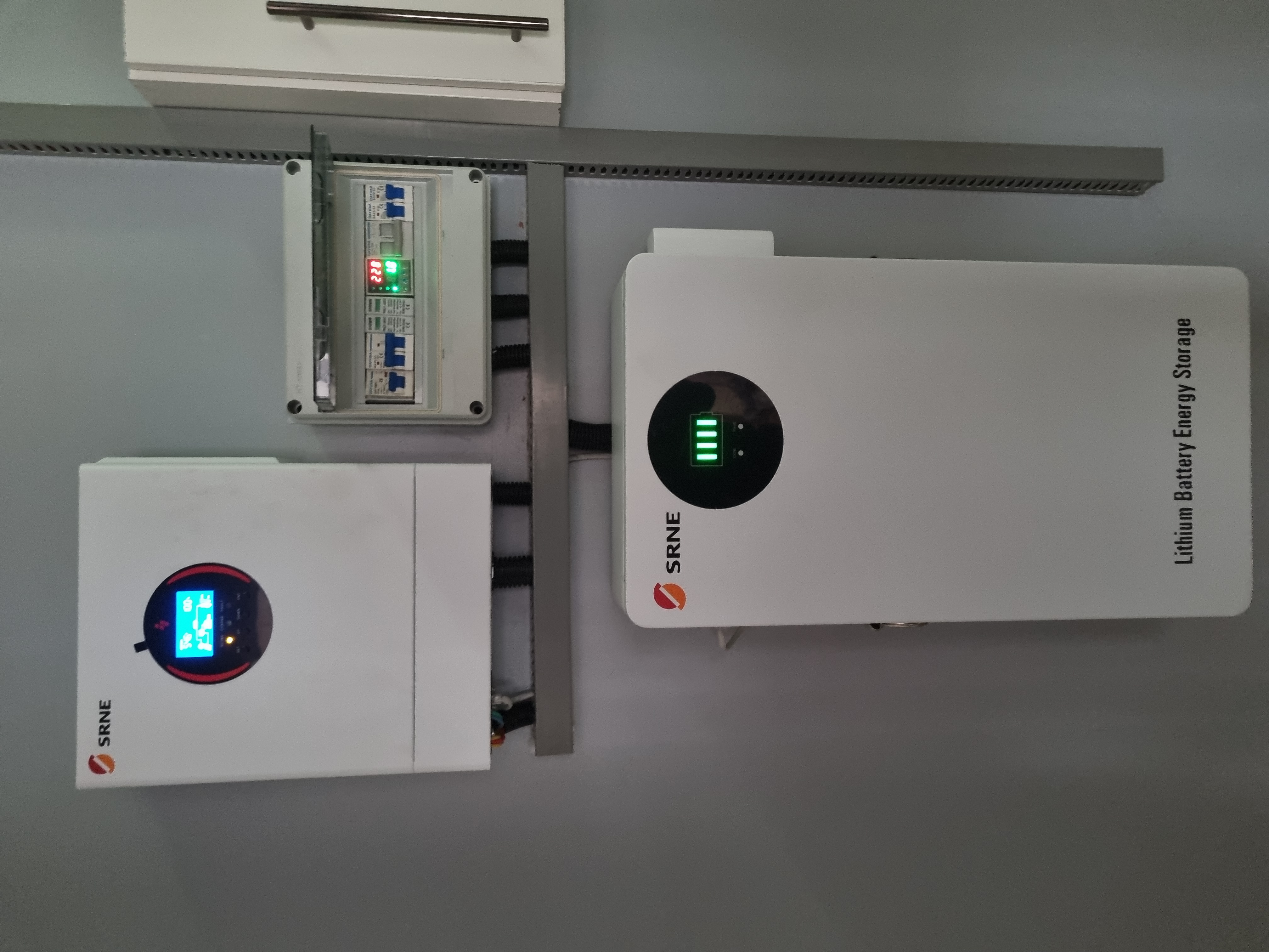 Professional distribution board and changeover wiring